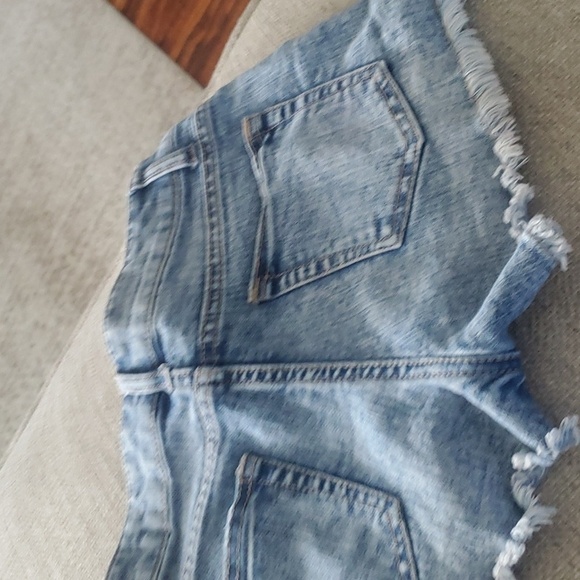 No Boundaries short shorts Jean Blue size 5 juniors - Picture 4 of 5